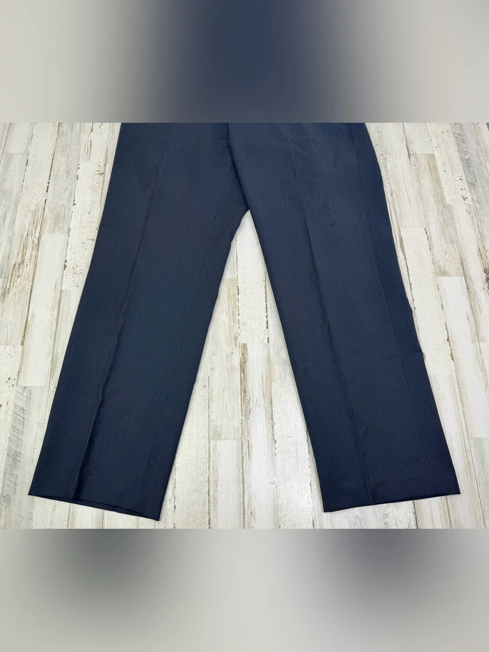 J.Crew Pants Mens 35x32 Navy Blue Wool Dress Suit Trouser